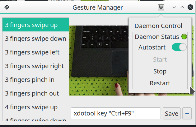 gesture manager